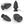 King Sized 7 Inch Vibrating Anal Cracker - Black Butt Plug
