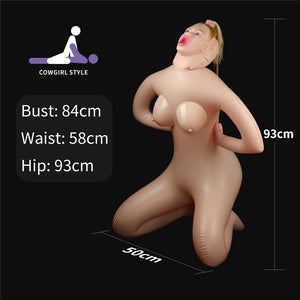 Fayola Horny Cowgirl Blow Up Sex Doll