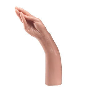 King 13.5 Inch Realistic Magic Hand Dildo - Flesh
