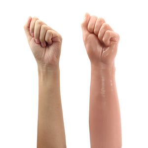 King Sized 12 Inch Realistic Bitch Fist - Flesh Dildo