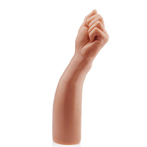 King Sized 12 Inch Realistic Bitch Fist - Flesh Dildo