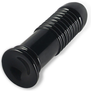 King Sized 8 Inch Anal Bumper Black Mega Butt Plug