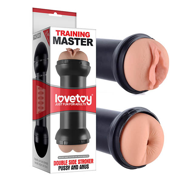 Training Master Double Side Stroker - Pussy & Ass Double Sided Stroker