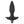 Silicone Fantasy Black 14.5cm Vibrating Anal Plug