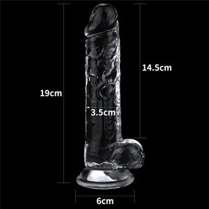 Flawless Clear Dildo 7.5 Inch Dong