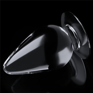 Flawless Clear Anal Butt Plug 4.5 Inch