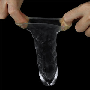 Flawless Clear 1 Inch Penis Extender Sleeve