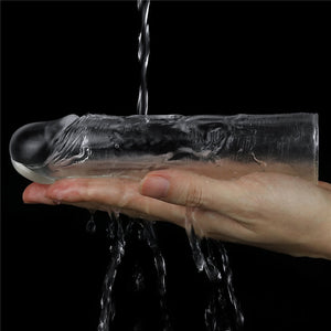 Flawless Clear 1 Inch Penis Extender Sleeve