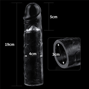 Flawless 2 Inch Clear Penis Extender Sleeve