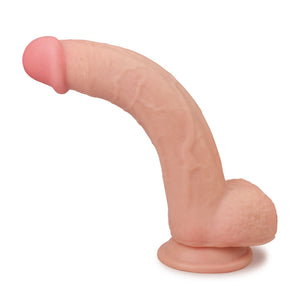 Sliding Skin Dual Layer 9.5 Inch Dong - Flesh