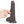 Sliding Skin Dual Layer 7 Inch Brown Dong with Flexible Skin