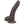 Sliding Skin Dual Layer 7 Inch Brown Dong with Flexible Skin