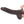 Sliding Skin Dual Layer 7 Inch Brown Dong with Flexible Skin