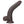 Sliding Skin Dual Layer 9 Inch Brown Dong with Flexible Skin