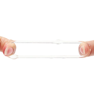 Power Plus Triple Beaded Clear Cock Rings - Set of 3