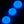 Lumino Play Glow in the Dark Blue Cock Rings - Set of 3