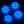 Lumino Play Glow in the Dark Blue Cock Rings - Set of 4