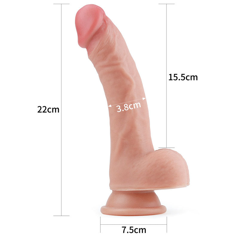 Nature Cock - Flesh 8 Inch Dong
