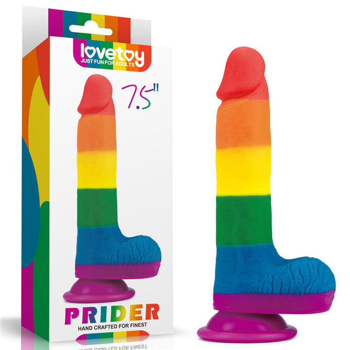 Prider 7.5 Inch Rainbow Dildo