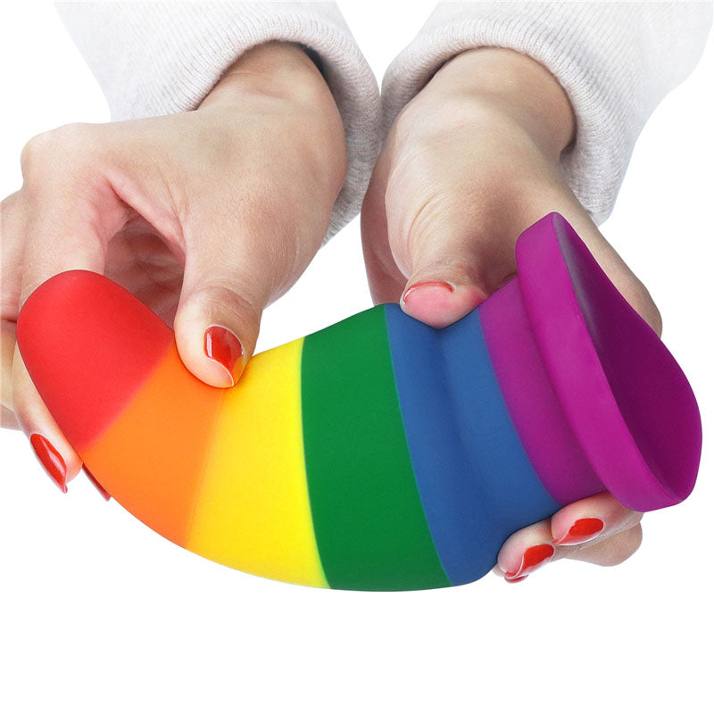 Prider 6 Inch Anal Rainbow Butt Plug