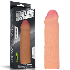 Nature Extender 1 Inch Uncut Flesh Penis Sleeve