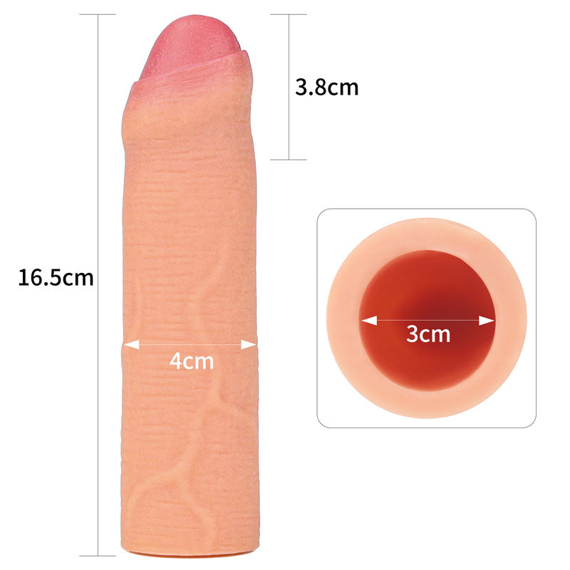 Nature Extender 1 Inch Uncut Flesh Penis Sleeve