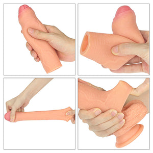 Nature Extender 1 Inch Uncut Flesh Penis Sleeve