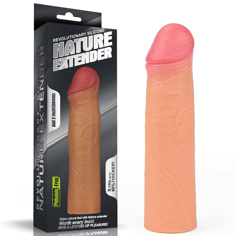 Nature Extender 2 Inch Flesh Penis Sleeve