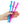 Jokes & Parties Original Willy Straws - Coloured-  9 Pack