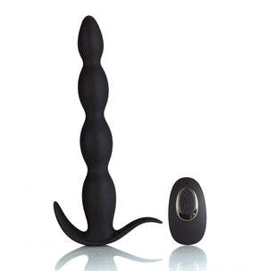 Maia Mason - Black Anal Beads with Remote Control