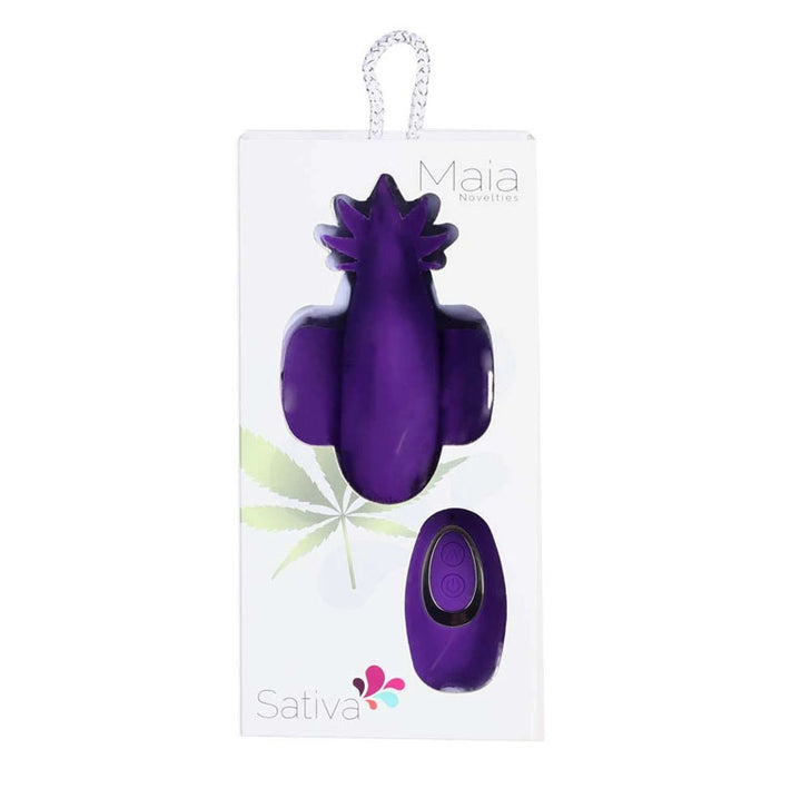 Maia Sativa 420 Panty Vibe with Remote - Purple