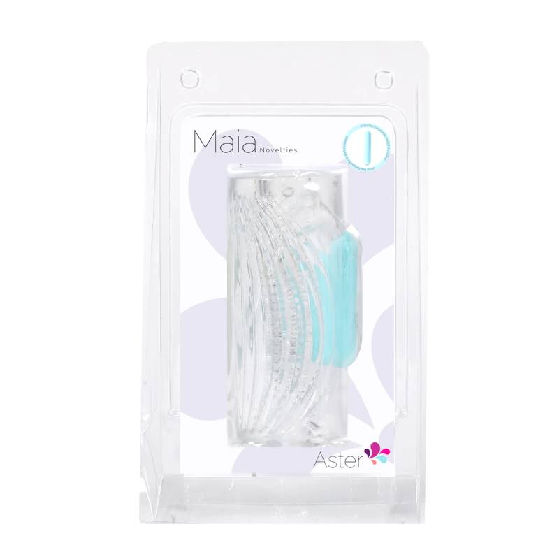 Maia Aster - Vibrating Stroker Sleeve - Clear