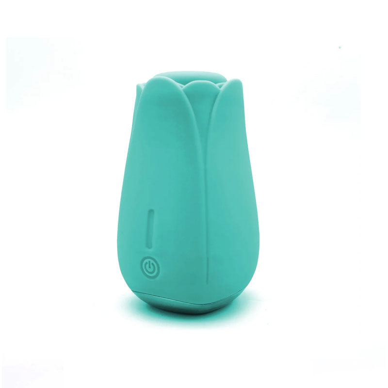 Tulip Pro 15 Function Pulsating Sucking Clitoral Stimulator - Teal