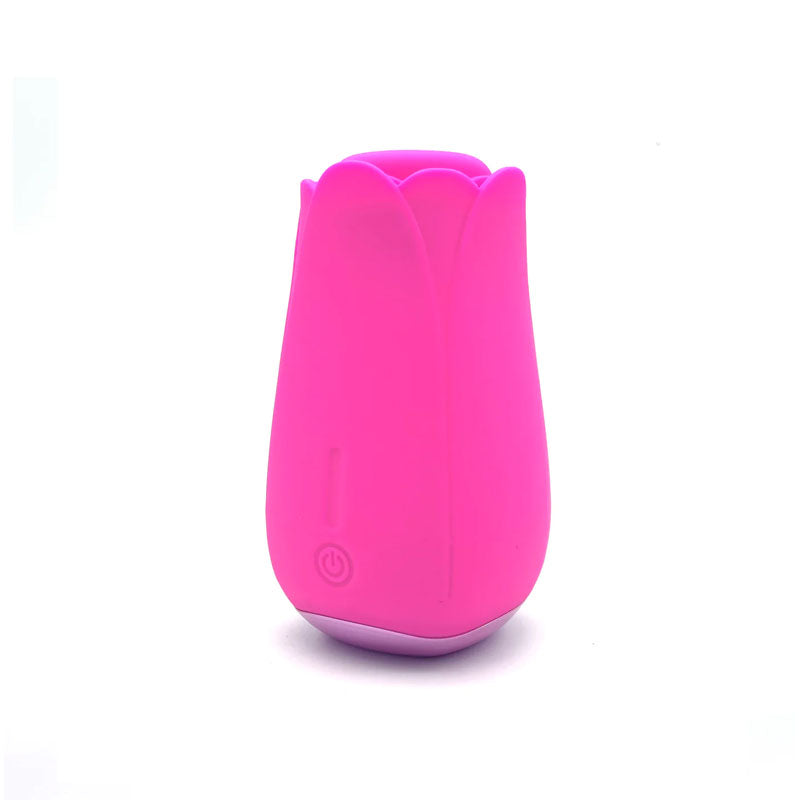 Tulip Pro 15 Function Pulsating Sucking Clitoral Stimulator - Pink