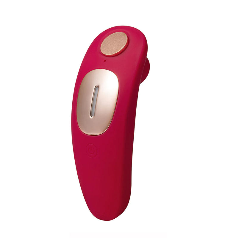 Maia Remi Panty Vibe with Suction & Remote Control - Red