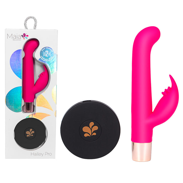 Maia Hailey Pro - Wireless Rabbit Vibrator - Pink