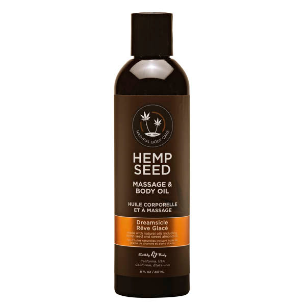 Hemp Seed Massage & Body Oil - Dreamsicle (Tangerine & Plum) - 237ml