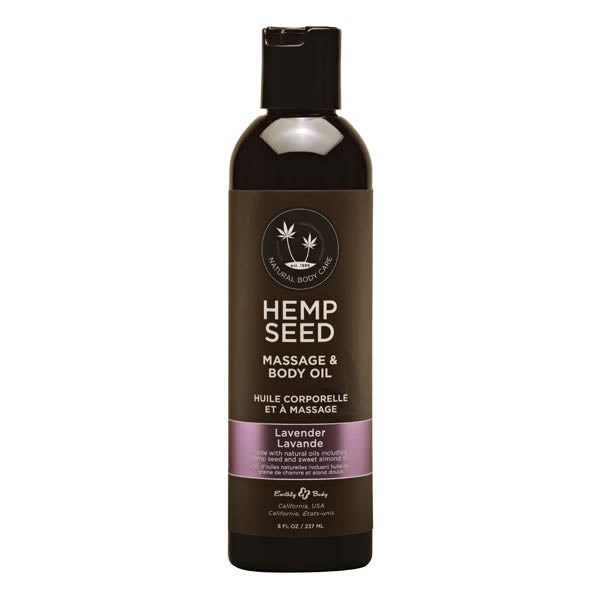 Hemp Seed Massage & Body Oil - Lavender 237ml