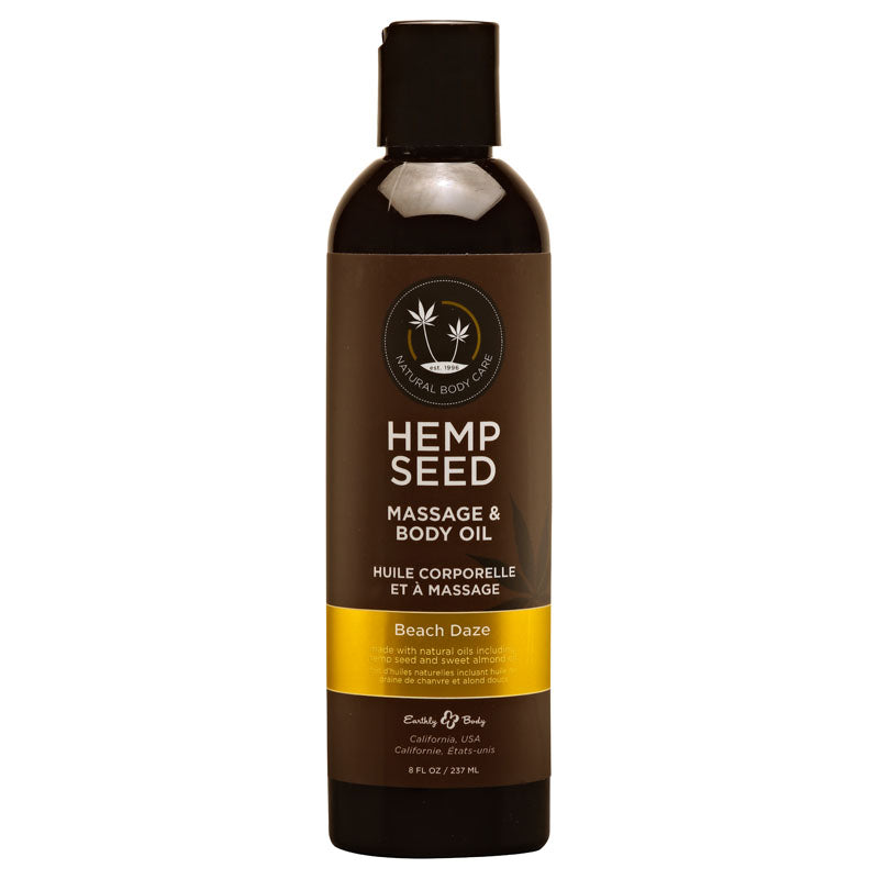 Hemp Seed Massage & Body Oil - Beach Daze - 237ml