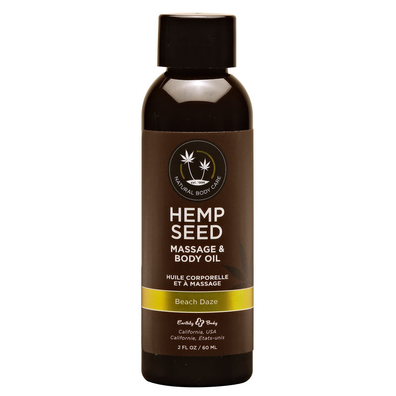 Hemp Seed Massage & Body Oil - Beach Daze - 59ml