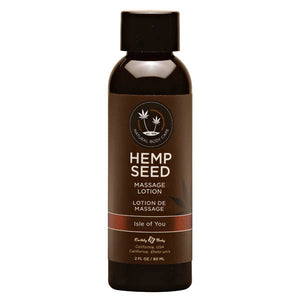 Earthly Body Hemp Seed Massage Lotion - Dreamsicle Scent 59ml