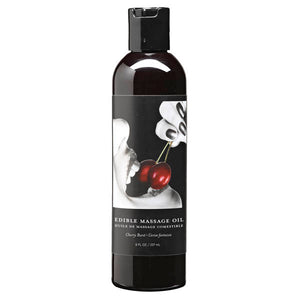 Earthly Body Edible Massage Oil - Cherry Burst Flavour 237ml