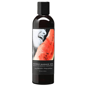 Earthly Body Edible Massage Oil - Juicy Watermelon Flavour 237ml