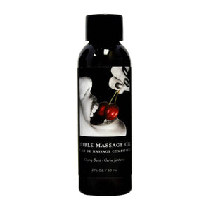 Earthly Body Edible Massage Oil - Cherry Burst Flavour 59ml