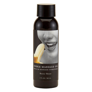 Earthly Body Edible Massage Oil - Banana Flavour 59ml