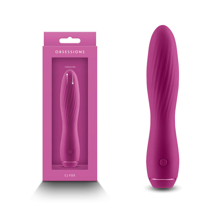 Obsessions Clyde Classic Vibrator - Dark Pink