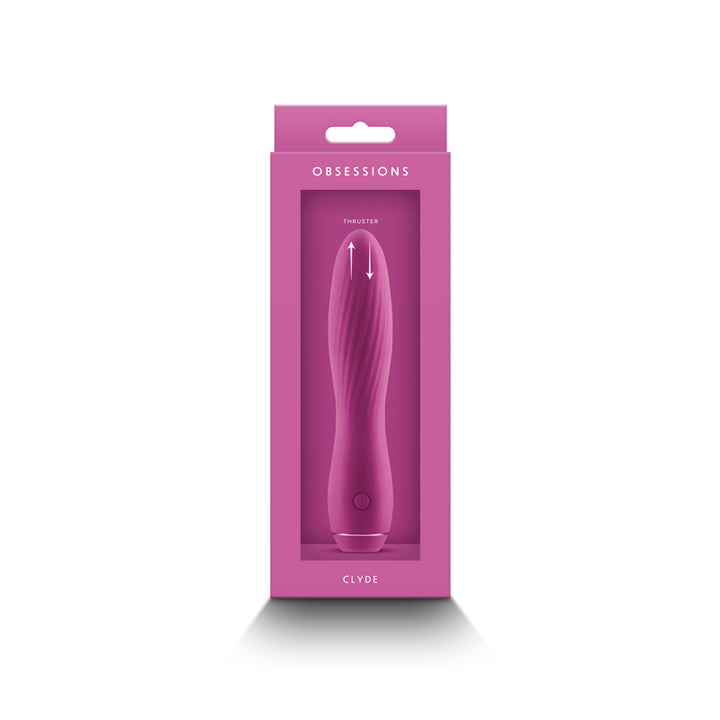Obsessions Clyde Classic Vibrator - Dark Pink