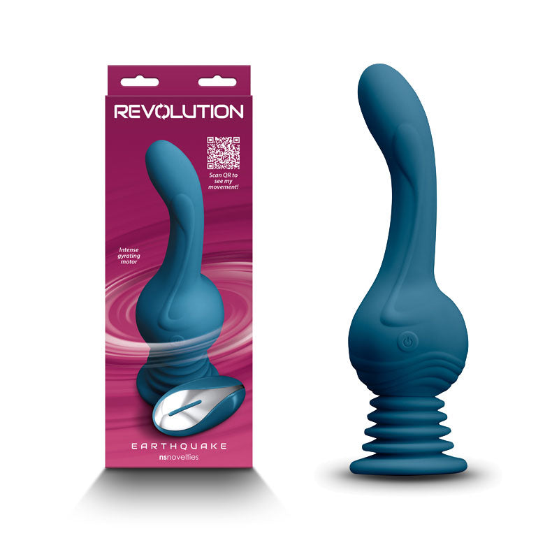 Revolution Earthquake Gyrating Vibrator - Teal