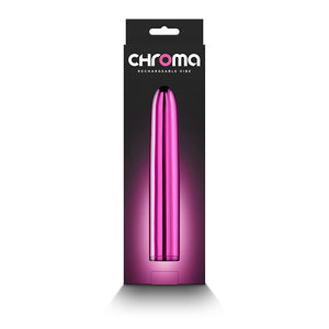 Chroma 7 Inch Metallic Vibrator - Pink