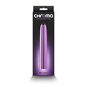 Chroma 7 Inch Metallic Vibrator - Purple